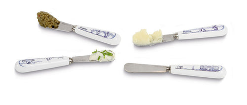 Streichmesser Set Delft Blue (6 st)