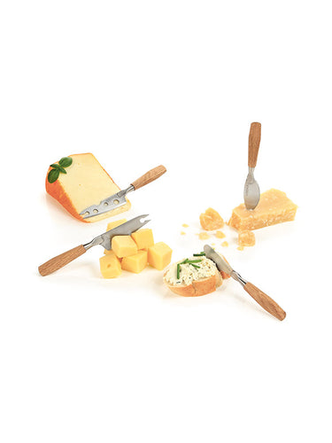Cheese Set Mini Oak 4 pcs (6 pcs)