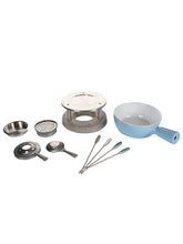 Fondue Set Blue