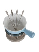 Fondue Set Blue
