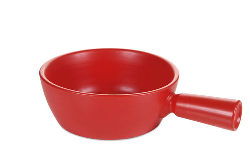 Fondue Pot Red
