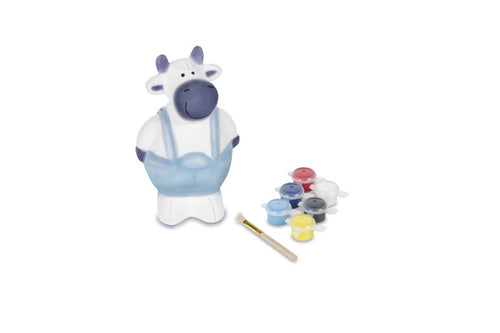 DIY Piggy Bank cow Delft Blue L (12 st)
