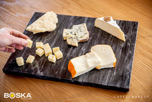 Cheese Board 'M' marble, zwart