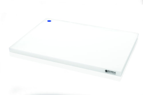 Snijplank kunststof blauwe markering