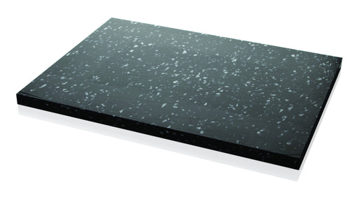 Snijplank zwart/wit kunststof