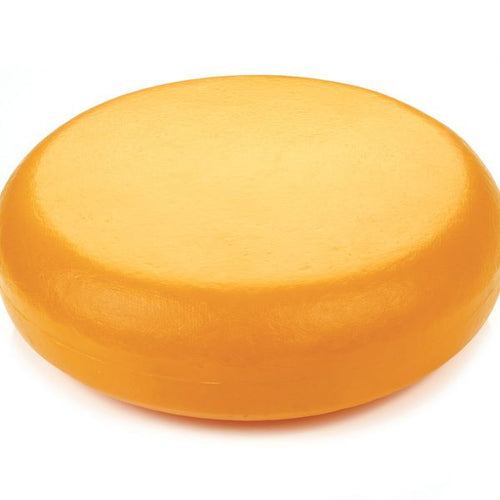 Kaasdummy Gouda 12kg. hoog, lichtgeel