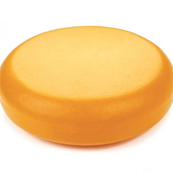 Kaasdummy Gouda 12kg. hoog, lichtgeel