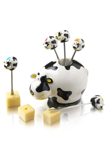 Party Pic Set Cow (6 pcs)
