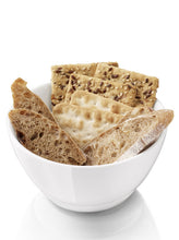 Chip & Dip Bowl 'L' Porcelain White