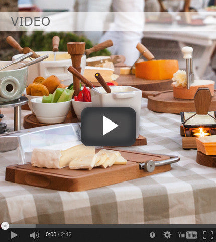 Dutch Cheese Knife Oak 'M' (6 pcs)